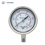 1/4 NPT پایین کوه تهویه مطبوع فشار سنج